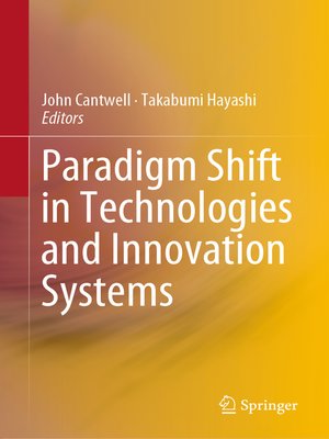 cover image of Paradigm Shift in Technologies and Innovation Systems